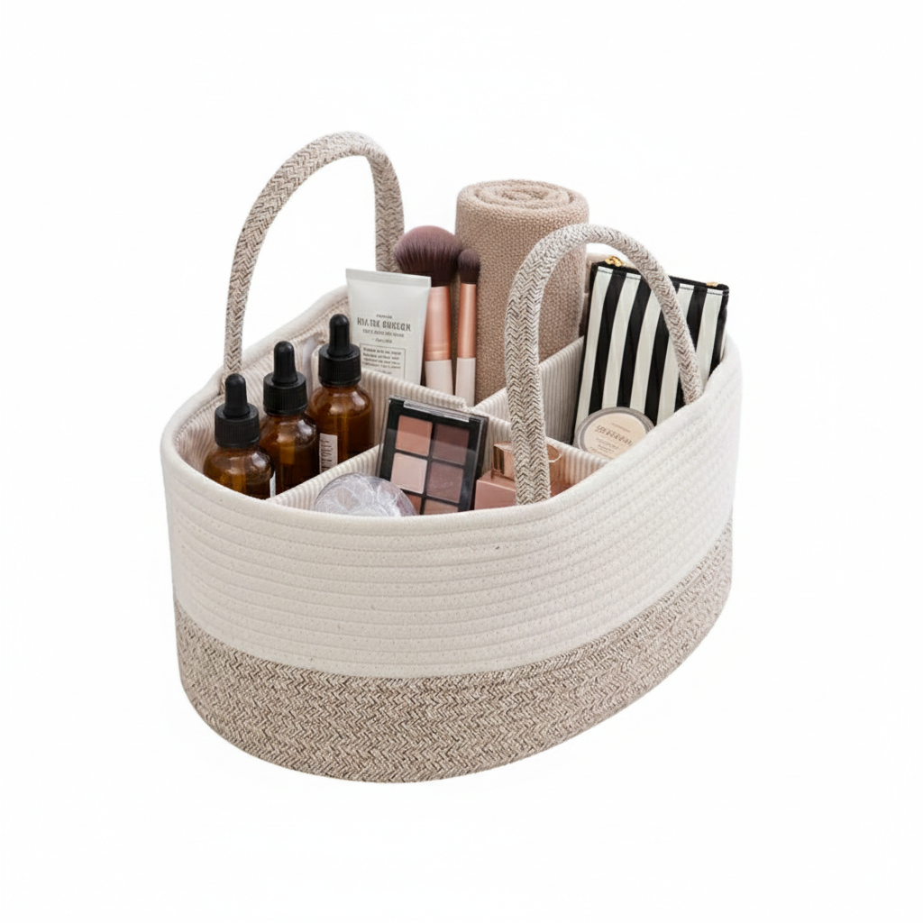 Panier Organisateur Chic & Multi-usage (Bébé, Maquillage, Rangement)